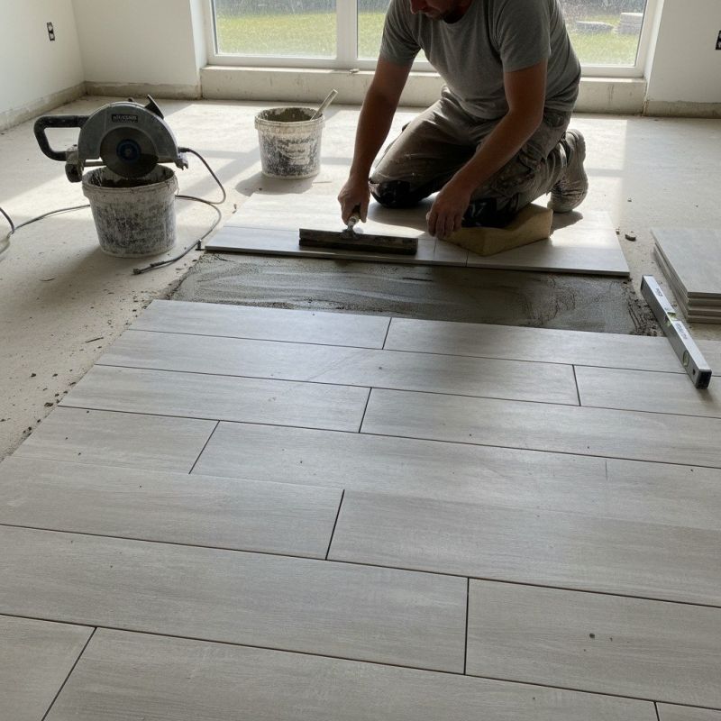 Tile Floor Renovation in Fredericksburg, VA